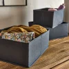 alinea Accessoire De Salle De Bain|Panier*Lot de 5 paniers organiseur - gris