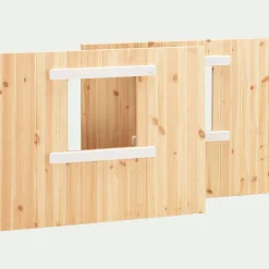 alinea Lit Enfant|Lit Enfant*Lot de 2 panneaux pour lit cabane 75x91,5cm - Bois clair