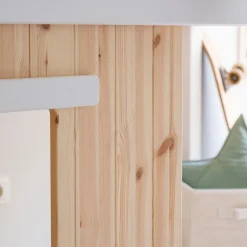 alinea Lit Enfant|Lit Enfant*Lot de 2 panneaux pour lit cabane 75x91,5cm - Bois clair