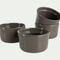alinea Plat À Four|Coupelle*Lot de 4 ramequins en grès D9cm - Vert
