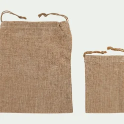 alinea Objet Décoratif De Noël*Lot de 2 sachets déco en polyester - naturel