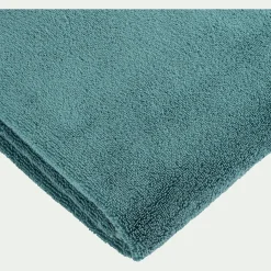 alinea Serviette Invité*Lot de 2 serviettes invité bouclette en coton - 30x50cm Vert