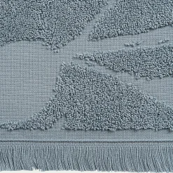 alinea Serviette Invité*Lot de 2 serviettes invité en coton - 30x50cm Bleu calaluna