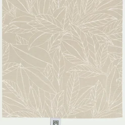alinea Set De Table*Lot de 2 sets de table en coton enduit motif laurier - alpilles 35x48cm Beige