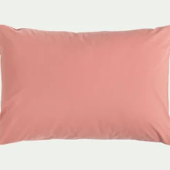 alinea Taie D'Oreiller*Lot de 2 taies d'oreiller en coton - ricin 50x70cm Rouge