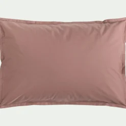 alinea Taie D'Oreiller*Lot de 2 taies d'oreiller en percale de coton - brun rhassoul 50x70cm Marron