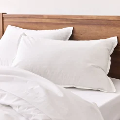 alinea Taie D'Oreiller*Lot de 2 taies d'oreiller en percale de coton - 50x70cm Blanc