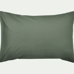 alinea Taie D'Oreiller*Lot de 2 taies d'oreiller en coton - cèdre 50x70cm Vert