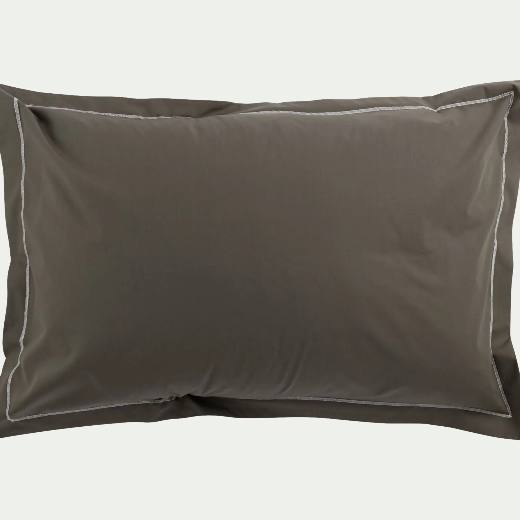 alinea Taie D'Oreiller*Lot de 2 taies d'oreiller en percale de coton 50x70cm - cèdre Vert