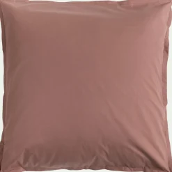 alinea Taie D'Oreiller*Lot de 2 taies d'oreiller en percale de coton - brun rhassoul 65x65cm Marron
