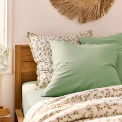 alinea Taie D'Oreiller*Lot de 2 taies d'oreiller en coton 65x65cm - pistache Vert
