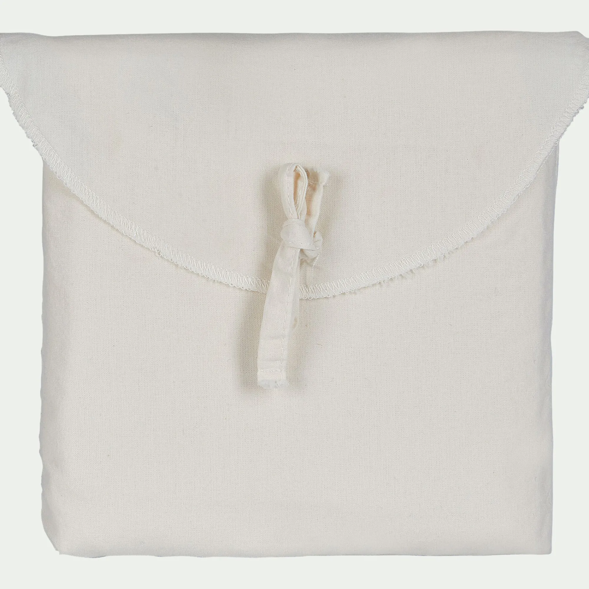 alinea Taie D'Oreiller*Lot de 2 taies d'oreiller en coton brodé 65x65cm - Blanc