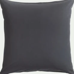 alinea Taie D'Oreiller*Lot de 2 taies d'oreiller en coton - ardoise 65x65cm Gris