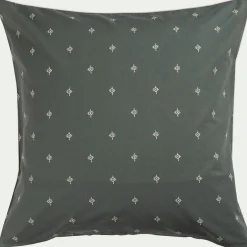 alinea Taie D'Oreiller*Lot de 2 taies d'oreiller en coton 65x65cm avec motif - Vert