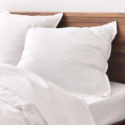 alinea Taie D'Oreiller*Lot de 2 taies d'oreiller en percale de coton - 65x65cm Blanc