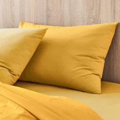 alinea Taie D'Oreiller*Lot de 2 taies d'oreiller en coton - genet 50x70cm Jaune
