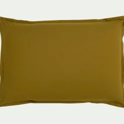 alinea Taie D'Oreiller*Lot de 2 taies d'oreiller en percale de coton - alep 50x70cm Jaune