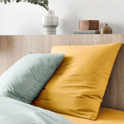alinea Taie D'Oreiller*Lot de 2 taies d'oreiller en coton - genet 65x65cm Jaune