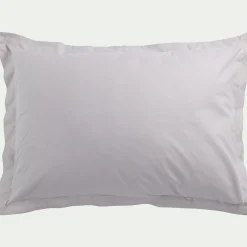 alinea Taie D'Oreiller*Lot de 2 taies d'oreiller en percale de coton 50x70cm - perle Gris