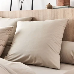 alinea Taie D'Oreiller*Lot de 2 taies d'oreiller en coton - alpilles 65x65cm Beige