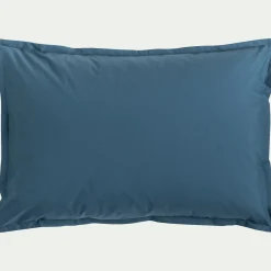 alinea Taie D'Oreiller*Lot de 2 taies d'oreiller en percale de coton - figuerolles 50x70cm Bleu