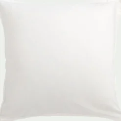 alinea Taie D'Oreiller*Lot de 2 taies d'oreillers en satin lavé de 65x65cm - ventoux Blanc