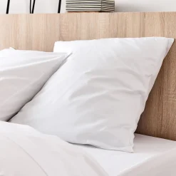 alinea Taie D'Oreiller*Lot de 2 taies oreiller en coton - 65x65cm Blanc