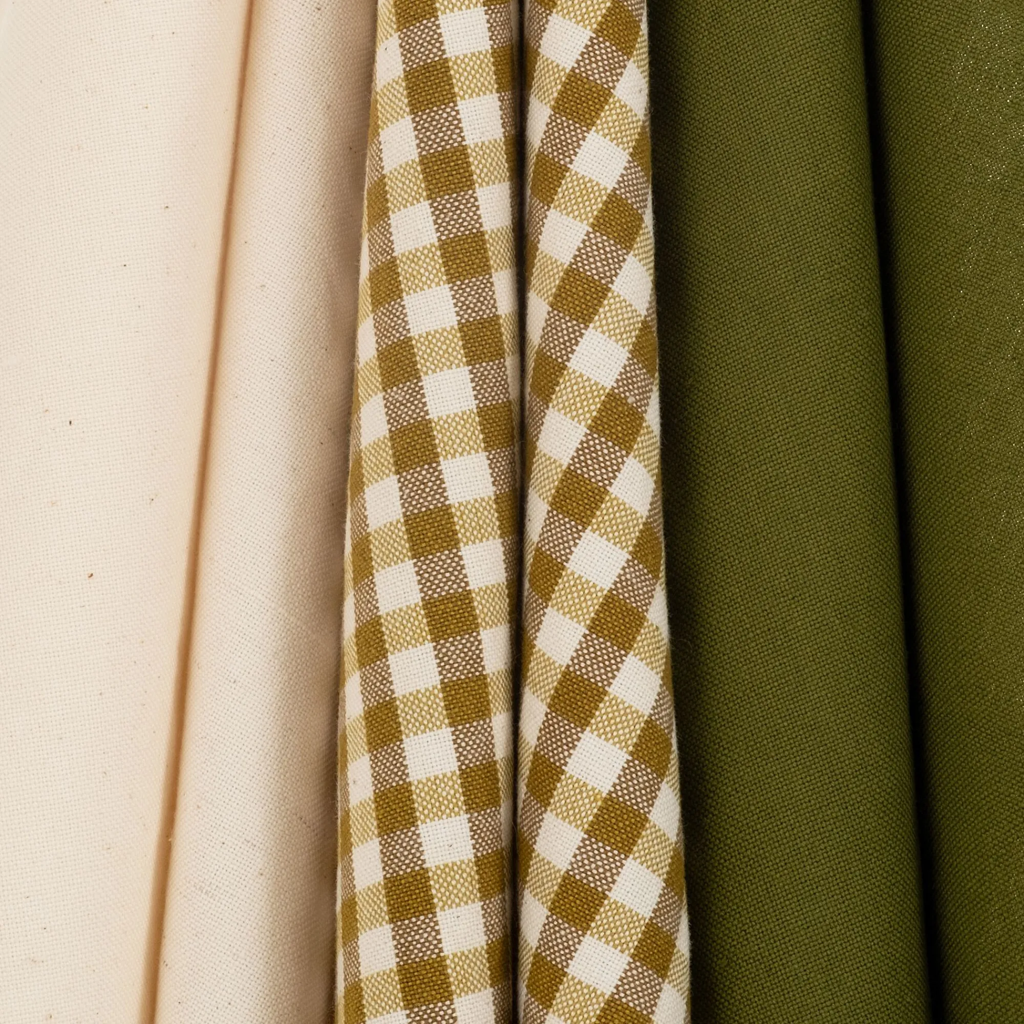 alinea Tablier Et Torchon*Lot de 3 torchons dépareillés en coton 50x70cm - Vert