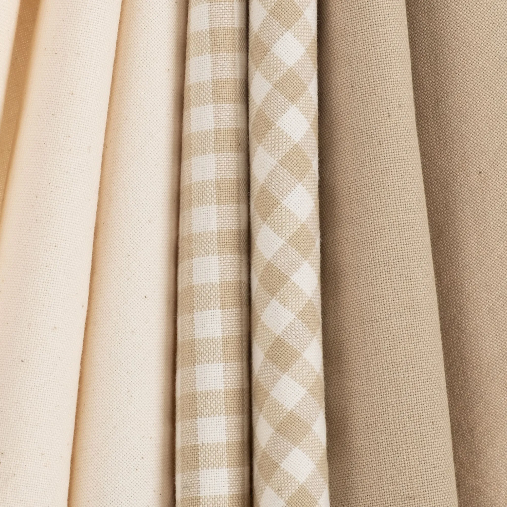 alinea Tablier Et Torchon*Lot de 3 torchons dépareillés en coton 50x70cm - Beige