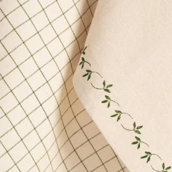 alinea Tablier Et Torchon*Lot de 2 torchons en coton à motifs 50x70cm - mousse Vert