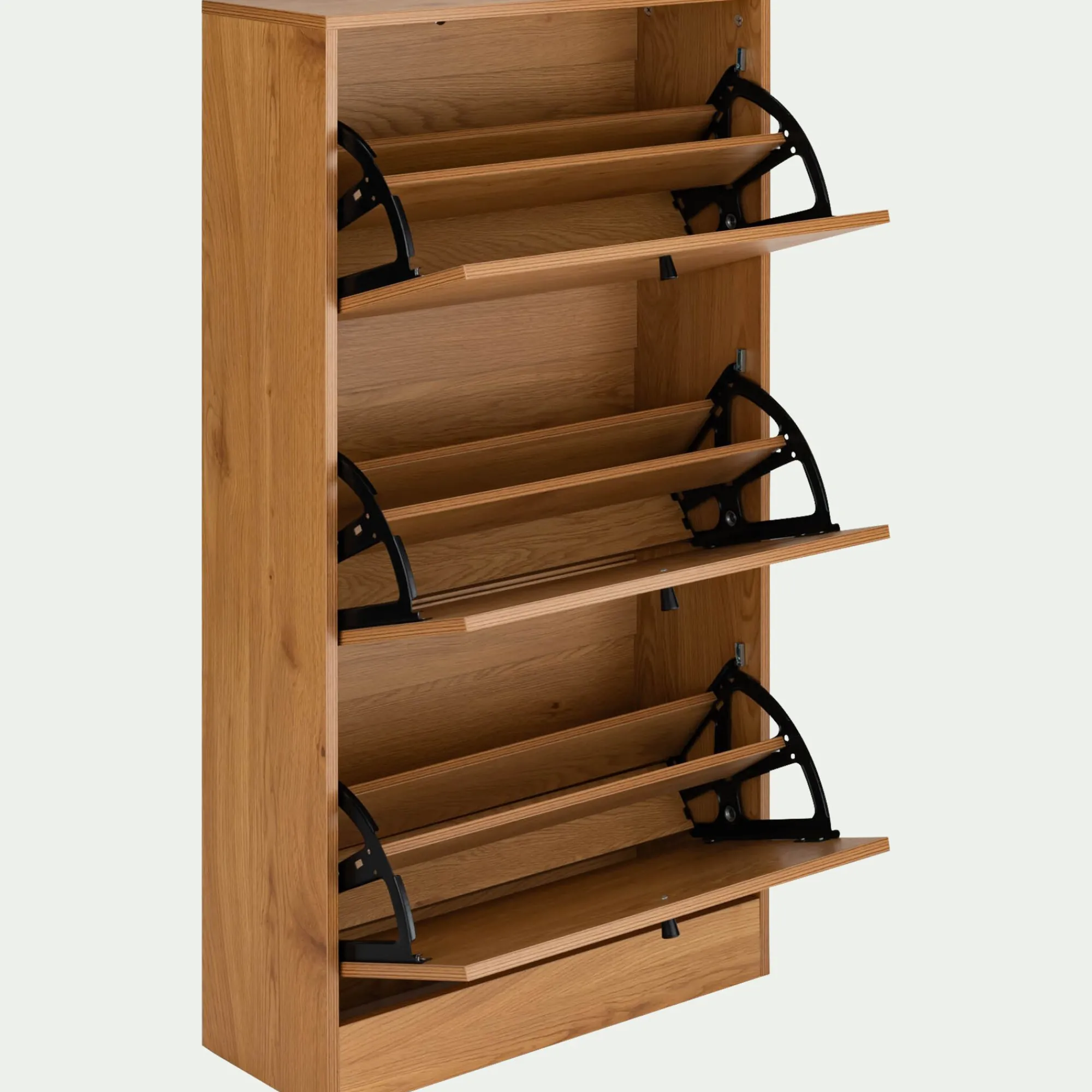 alinea Meuble D'Entrée*Meuble à chaussures en bois - Bois clair
