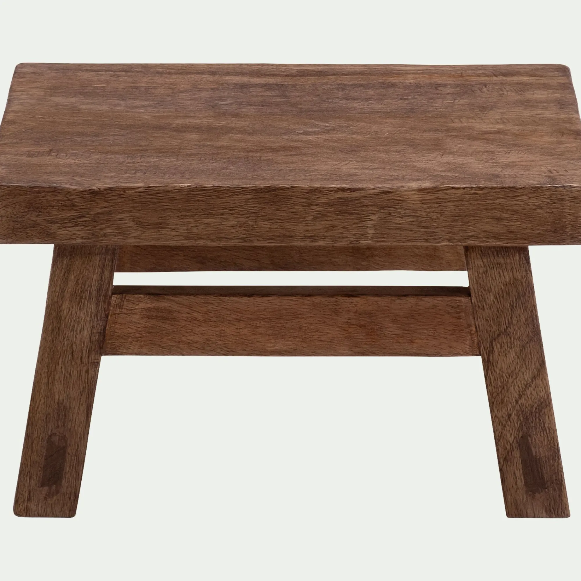 alinea Bout De Canapé*Meuble d'appoint en bois de manguier - Bois foncé