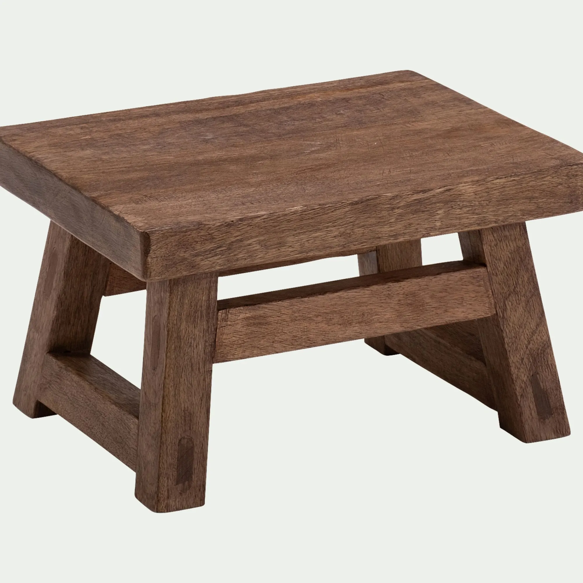 alinea Bout De Canapé*Meuble d'appoint en bois de manguier - Bois foncé