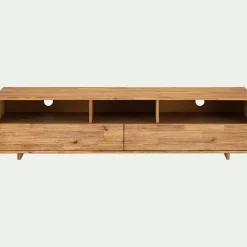 alinea Meuble Tv*Meuble TV en acacia L170cm - Bois clair