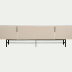 alinea Meuble Tv*Meuble TV en bois 4 portes - Beige