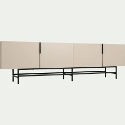 alinea Meuble Tv*Meuble TV en bois 4 portes - Beige