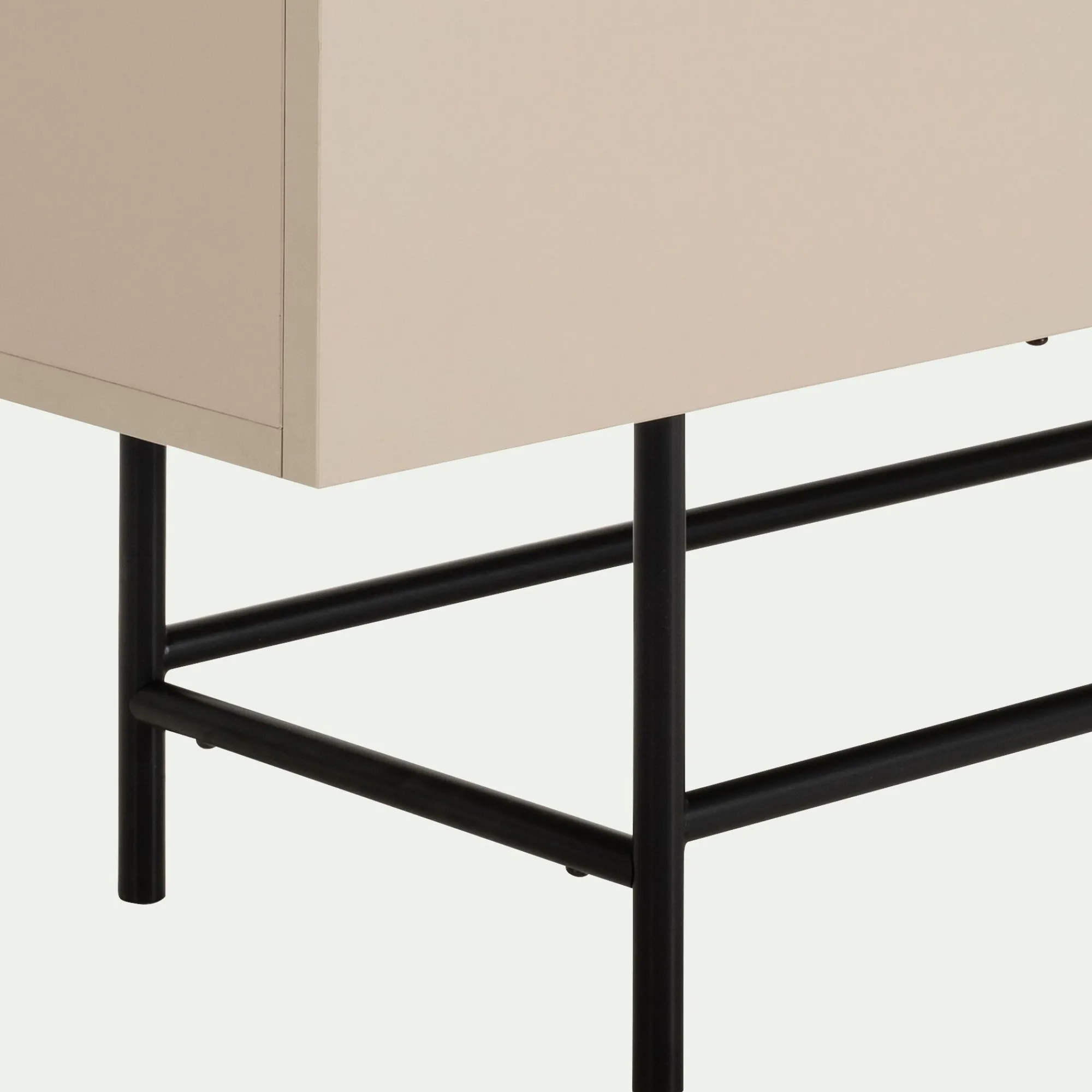 alinea Meuble Tv*Meuble TV en bois 4 portes - Beige