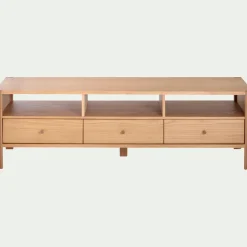 alinea Meuble Tv*Meuble TV en chêne L160cm - Bois clair