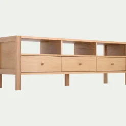 alinea Meuble Tv*Meuble TV en chêne L160cm - Bois clair