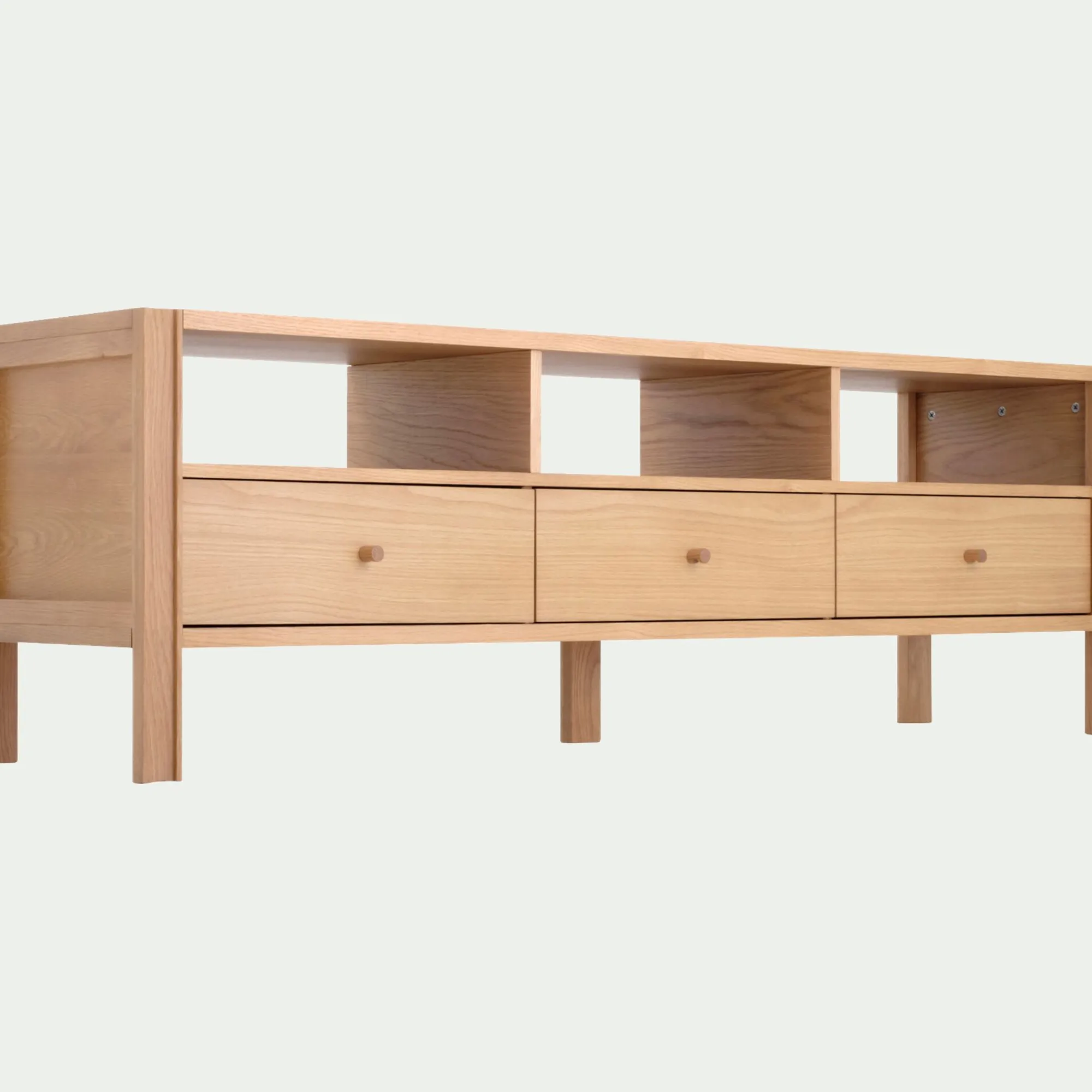 alinea Meuble Tv*Meuble TV en chêne L160cm - Bois clair