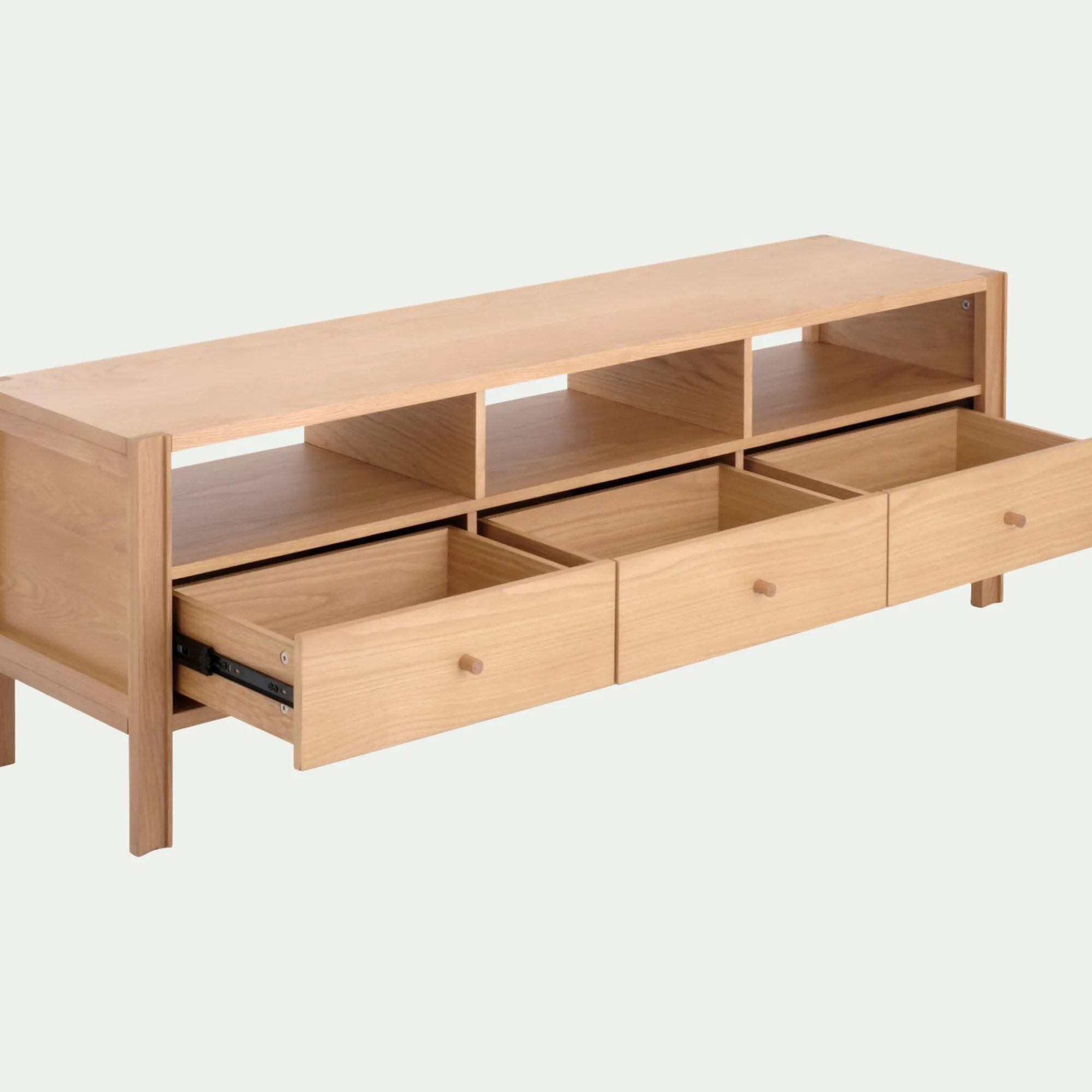 alinea Meuble Tv*Meuble TV en chêne L160cm - Bois clair