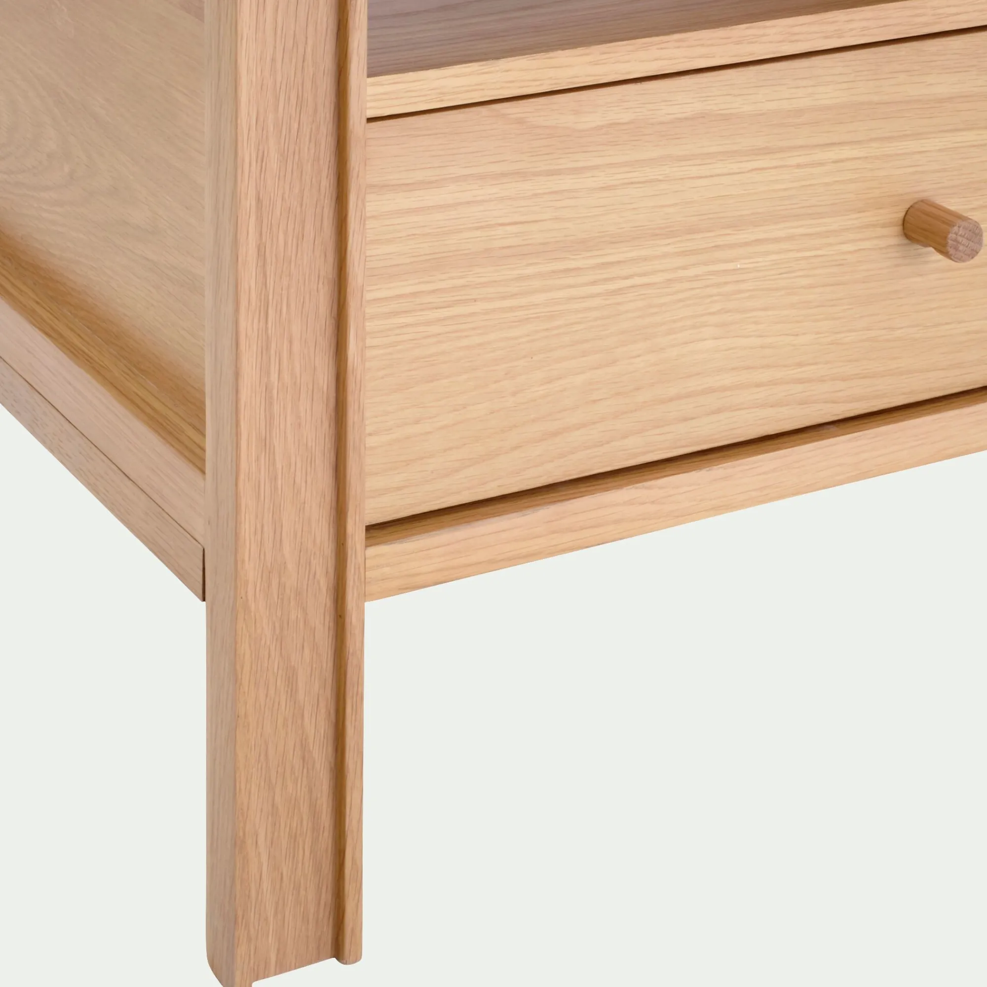 alinea Meuble Tv*Meuble TV en chêne L160cm - Bois clair