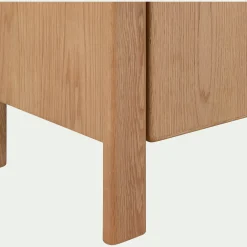 alinea Meuble Tv*Meuble TV en chêne massif 2 portes - Bois clair