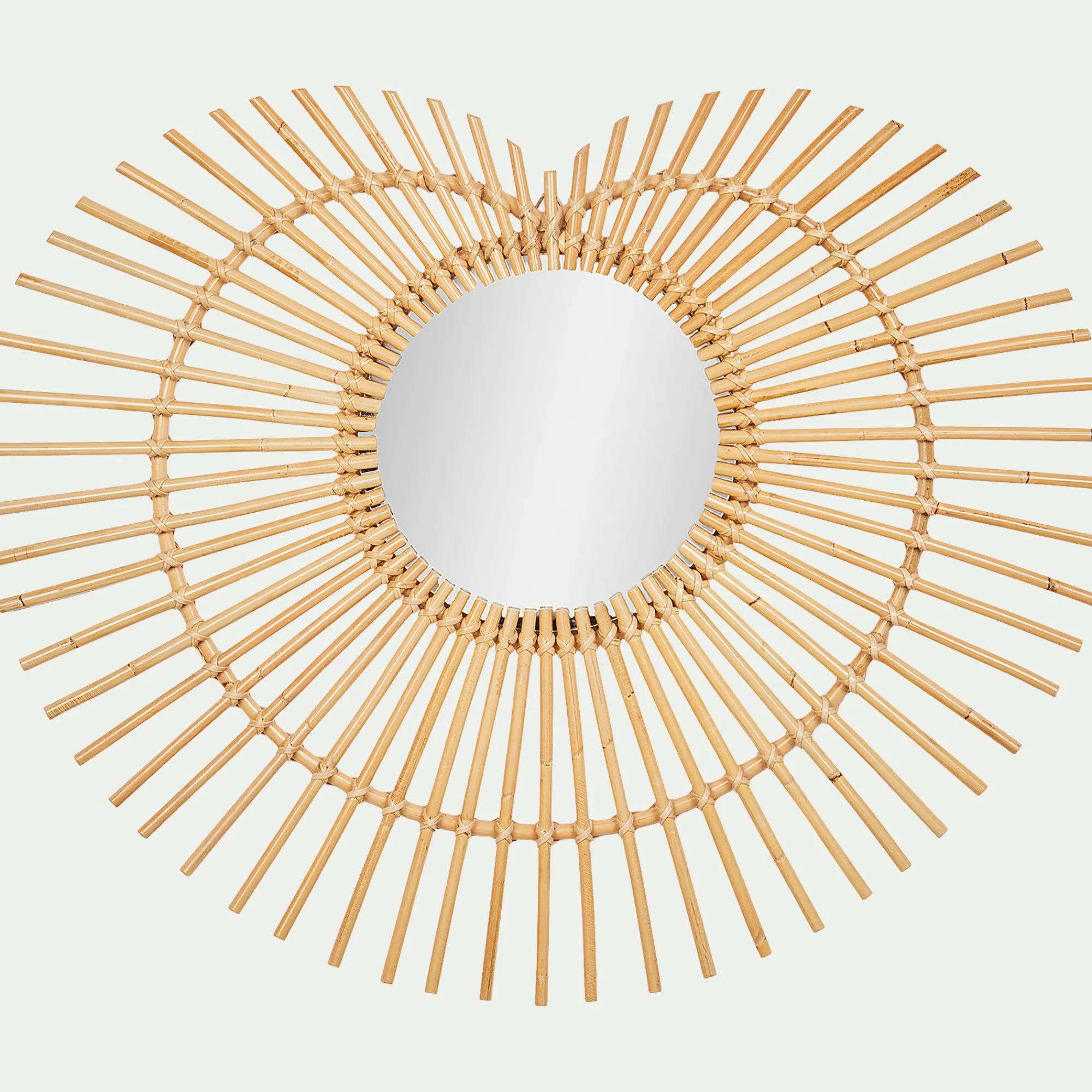 alinea Matelas Enfant|Déco Murale*Miroir en rotin - l75cm Naturel