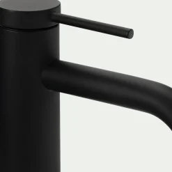 alinea Mitigeur*Mitigeur de lavabo en laiton - H14,6cm Noir