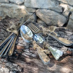 alinea Ménagère Et Coffret Couverts*Ménagère 24 pièces en inox - aluminium Gris