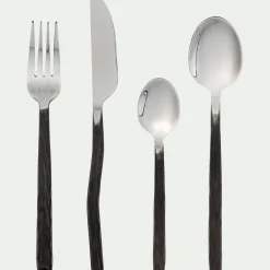 alinea Ménagère Et Coffret Couverts*Ménagère 16 pièces en inox et manche Noir