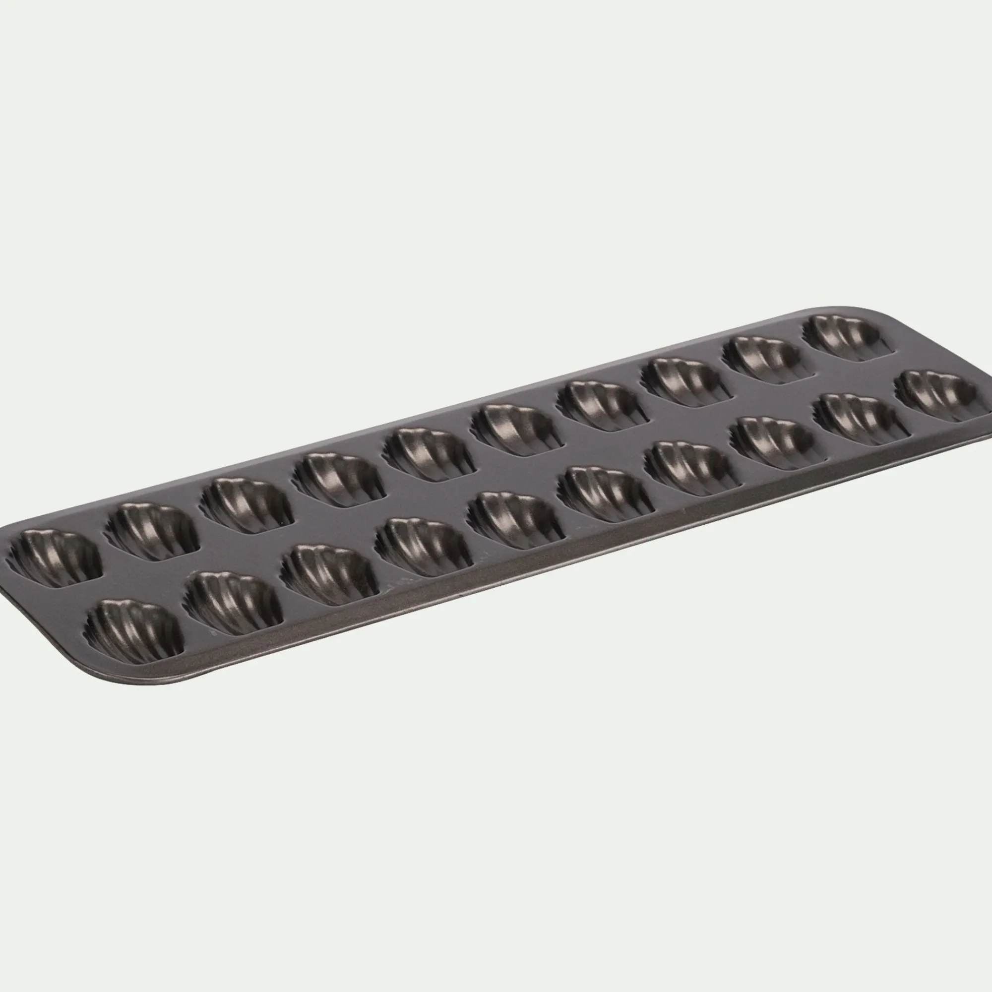 alinea Moule À Gâteau*Moule à 20 madeleines en acier - anthracite Gris