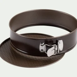 alinea Emporte-Pièce Et Cercle À Pâtisserie|Moule À Gâteau*Moule à manqué rond démontable en acier D24cm - Marron