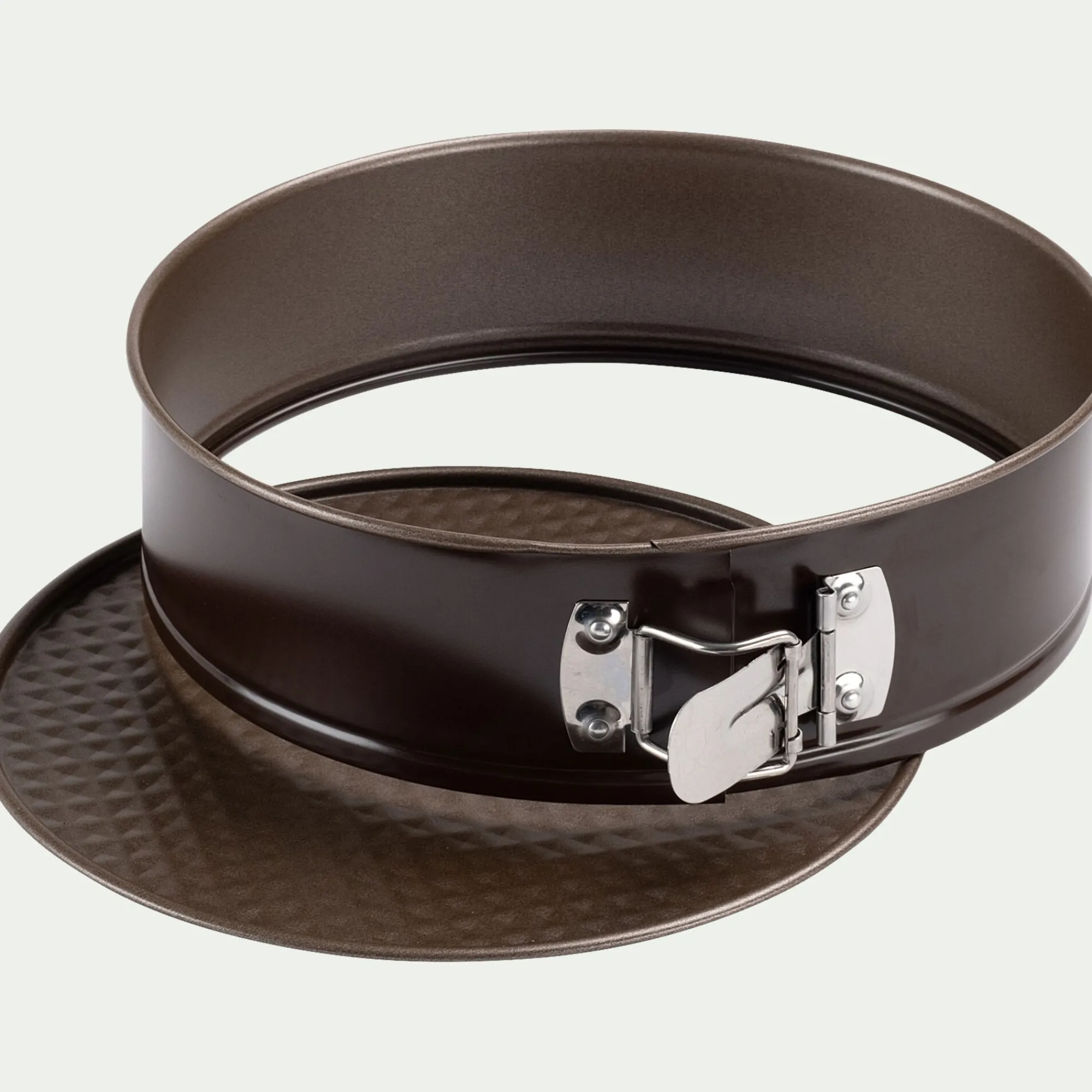 alinea Emporte-Pièce Et Cercle À Pâtisserie|Moule À Gâteau*Moule à manqué rond démontable en acier D24cm - Marron